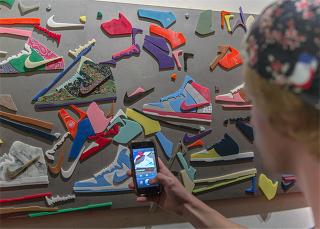 Illustration for article titled Nike Fridge Magnets Let You Design the Perfect Sneaker